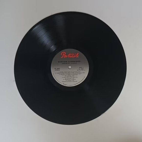 Vintage Burton Cummings Dream Of A Child vinyl record, 1978 first pressing - Picture 7 of 8
